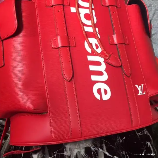 Cheap backpack Supreme Vuitton Louis 0529